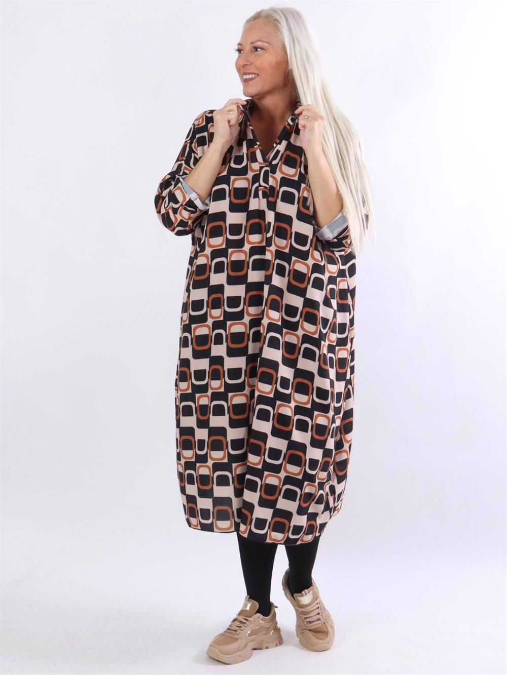 Safira - Skjortklänning i lös passform